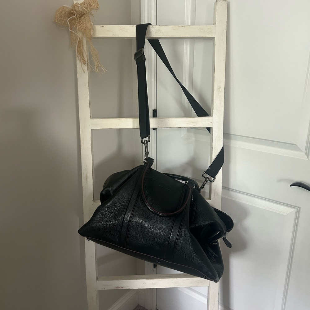 Coach Black Leather Tote